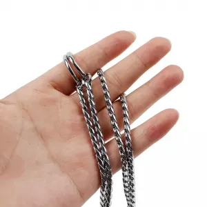 55 cm Řetízek pro psy - Obojek pro psy s P řetězem