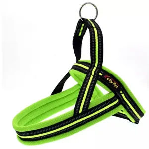 Reflexní hrudní popruh pro psy A7, vodítko, zelené, vel. S (2.0*50*62cm)