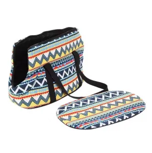 Retro taška pro domácí zvířata - pohodlný a prodyšný batoh pro kočky a psy, velikost L 55x26x27cm