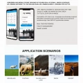 RF-V24 4G Solární GPS Sledovací Locator pro Zvířata s 4G Pamětí