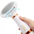 Elektrický hřeben a sušička srsti pro psy a kočky, US Plug (zelená)