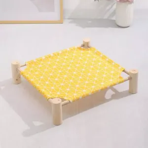 Pet Bed 47x52cm - Čtyři Roční Období - Odnímatelný a Pratelný Pelíšek pro Zvířata