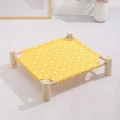Pet Bed 47x52cm - Čtyři Roční Období - Odnímatelný a Pratelný Pelíšek pro Zvířata