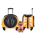 Přenosná taška pro domácí zvířata Pet Trolley Case Got Out (Zlatá)