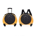 Přenosná taška pro domácí zvířata Pet Trolley Case Got Out (Zlatá)