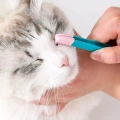 Cat Eye Brush - Čisticí kartáč na oči pro kočky (modrý a růžový)