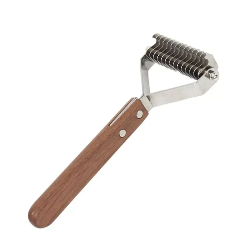 Hřeben pro údržbu a grooming domácích zvířat Walnut Pet - velký