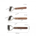 Hřeben pro údržbu a grooming domácích zvířat Walnut Pet - velký