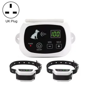 KD-661 Bezdrátový Elektronický Plot pro Psy, Šokový Hlava pro Dva Psy (UK Plug)