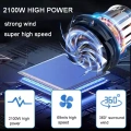 2100W Sušička Psí Srsti s Plynulou Regulací Rychlosti - Růžová