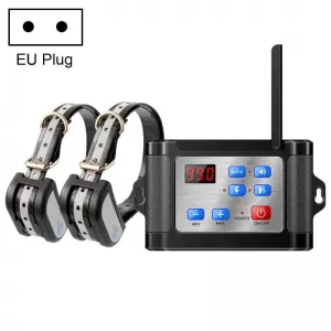 Bezdrátový elektronický plot pro psy s nočním reflexním obojkem, EU zásuvka