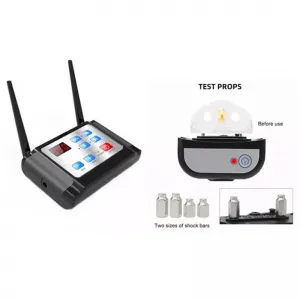 Outdoor Wireless Electronic Pet Fence Noční Reflexní Obojek, Specifikace: Jeden pro Dva (EU Zástrčka)