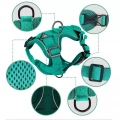 Pet Vest Harness + Traction Rope Set Reflexní Psa a Kočka Hrudní Popruh, Velikost: XL (Modrá)
