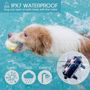 Inteligentní elektronické zařízení pro vzdálené ovládání výcviku psů - Voděodolný bark stopper pro psy, velikost: Pro dva psy (Červená)