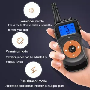Smart Elektronické Ovládání pro Výcvik Psů - Vodotěsné, Pro Dva Psy (Červené)