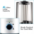 4L Reptilní zvlhčovač s trubicí - Cool Mist pro terarijní zvířata (UK Plug)