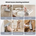 Odstraňovač chlupů pro domácí mazlíčky - Opakovaně použitelný lint roller pro kočky a psy (Světle šedá)