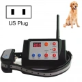 2v1 Inteligentní bezdrátový vodotěsný trenér psů s obojkem, model: 580G (US Plug)