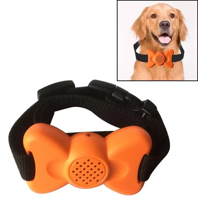 Automatický obojek na kontrolu štěkání - kvalitní tréninkový pomůcka pro psy (oranžový)