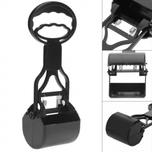 Long Handle Jaw Poop Scoop na úklid psích a kočičích exkrementů (modrý)
