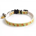 Obojek pro kočky Pet Webbing s ovocnými doplňky, ananas, 1x28 cm