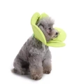 Obojek pro ochranu psů s květinovým vzorem, vel. L (zelený) - Pet Protection Collar