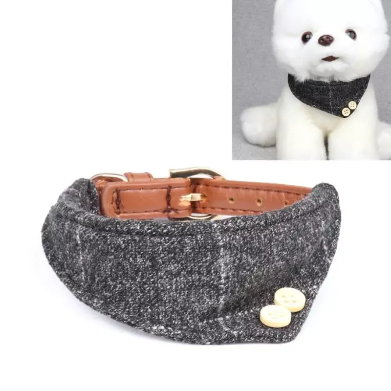 Obojek pro psy a kočky s trojúhelníkovým designem, 34 cm (šedý)