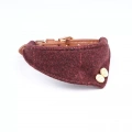 Obojek pro psy Dog Collars Pet PU Triangle 1.3x42cm (Červený)