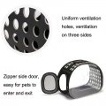 Průhledný batoh pro domácí zvířata Pet Space Capsule, malý (šedý)