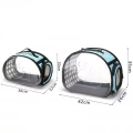 Průhledný batoh pro domácí zvířata Pet Space Capsule, malý (šedý)