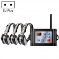 Bezdrátový elektronický plot pro psy s nočním reflexním obojkem, jedna pro tři (EU Plug)