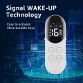 Inteligentní vodotěsný obojek s elektrickým šokem pro školení psů, velikost: pro dva psy (bílý)