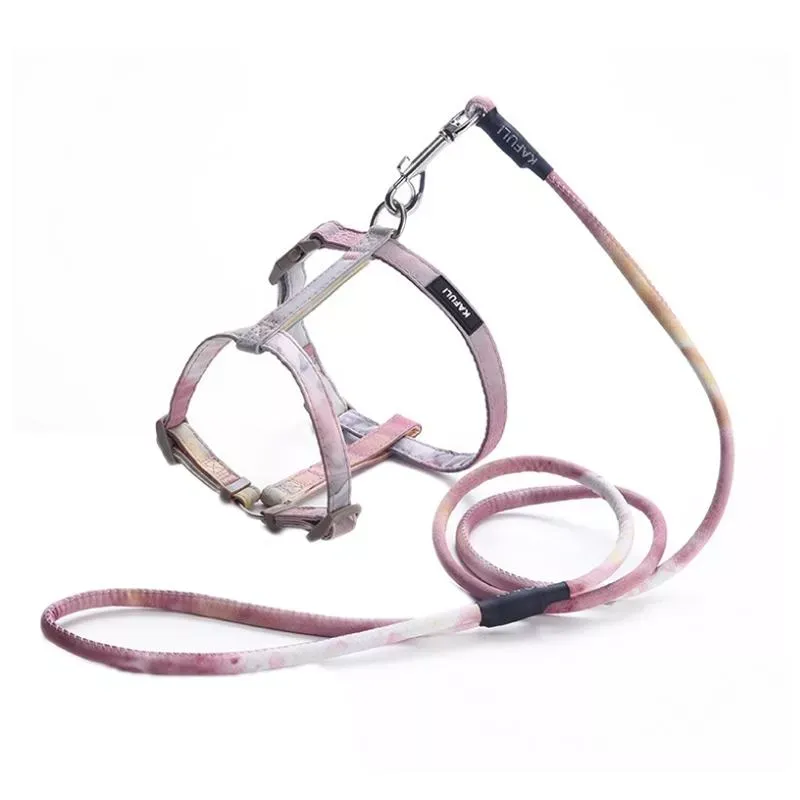 KAFULI Pet Adjustable I-Shape Harness Leash M (Algae Yellow)