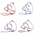 KAFULI Pet Adjustable I-Shape Harness Leash M (Gradient Purple)