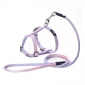 KAFULI Pet Adjustable I-Shape Harness Leash M (Gradient Purple)