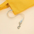 Pet Out Bag Crossbody Tote pro kočky a malé psy - Rozšiřitelná taška, vel. L (Modrý podklad s bílým králíkem)