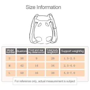 Batoh pro psy Front Pet Carrier, Velikost: L