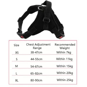 K9 Dog Adjustable Chest Strap Velikost: L (Zelená)