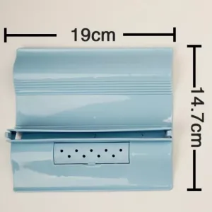 Masážní kartáč pro kočky Fixed Door s odstraňovačem chlupů - modrý