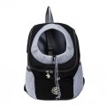 Outdoor Pet Dog Carrier Bag - Dvoubarevný batoh pro psy, S (Černý)