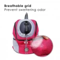 Outdoor Pet Dog Carrier Bag - Dvoubarevný batoh pro psy, S (Černý)