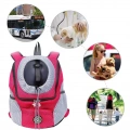 Outdoor Pet Dog Carrier Bag - Dvoubarevný batoh pro psy, S (Černý)