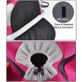 Outdoor Pet Dog Carrier Bag - Dvoubarevný batoh pro psy, S (Černý)