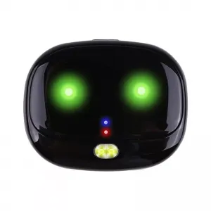 ReachFar RF-V47 Mini GPS sledovač pro domácí mazlíčky s LED světlem a silikonovým pouzdrem (Černý)