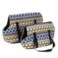 Retro batoh pro domácí zvířata - pohodlná a prodyšná taška pro kočky a psy, velikost L 55x26x27cm
