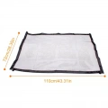 Skládací bezpečnostní dveře pro psy a kočky, 110cm x 72cm (černé)