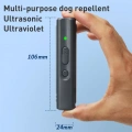N11 Ultrazvukový odpuzovač psů s UV flashlight (černý)