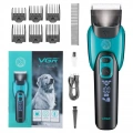VGR V-208 Profesionální elektrický stříhací strojek pro domácí zvířata (modrý)