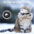 Obal na AirTag Tracker - Reflexní Hvězdy a Měsíc pro Kočky a Psy s Zvonečkem (Černý)