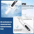 Pet Ultrasonic Teeth Cleaner Dog Electric Teeth Cleaning Tool Home Dentistry Tartar Remover (Černý)